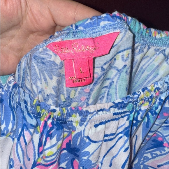 Lilly Pulitzer LORO Floral tank swing Dress, size Large - Picture 5 of 7